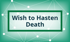logo wish to hasten death