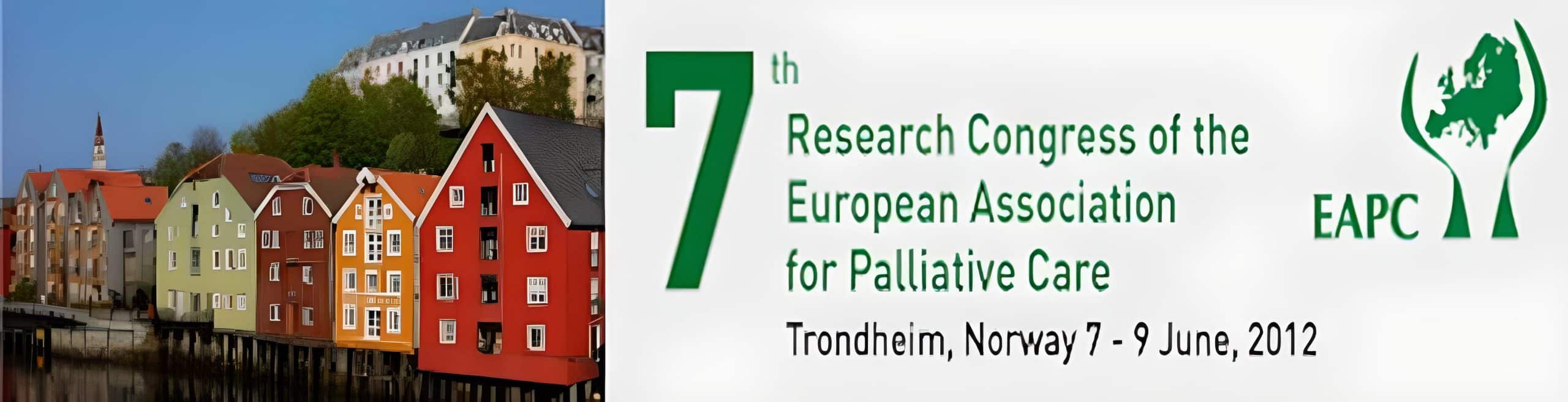 banner 7th research congress of the EAPC Trondheim 7-9 june 2012