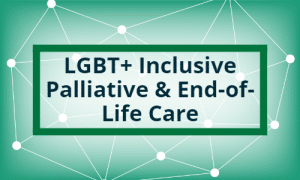 logo LGBT+ inclusive palliative and end of life care