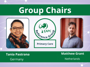 group chairs primary care Tania Pastrana and Sebastien Moine