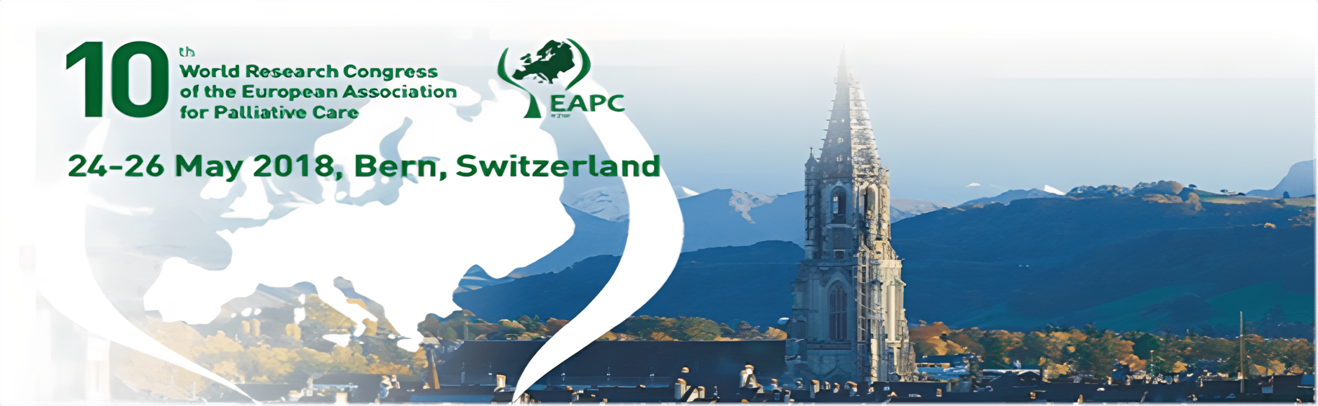 banner 10th world research congress of the EAPC 24-26 May 2018 Bern
