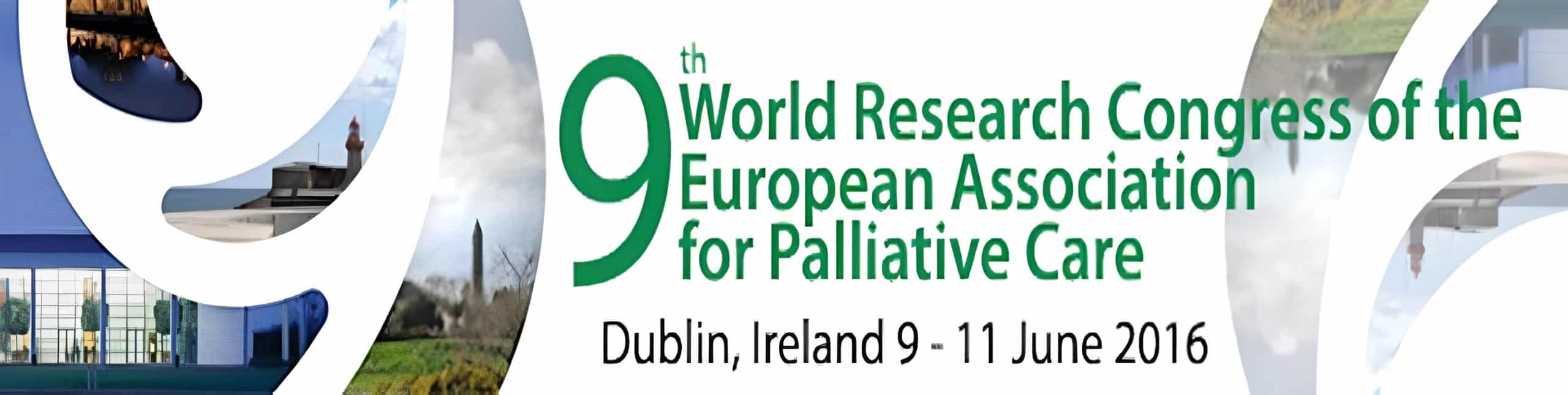 banner 9th world research congress of the EAPC Dublin 9-11 June 2016