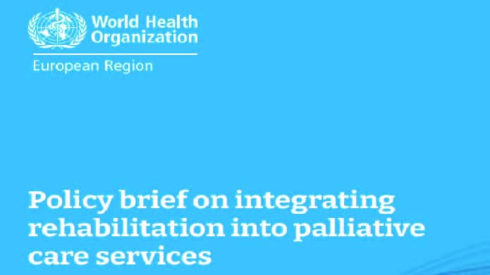 banner policy brief on integrating rehabilitation into palliative care services