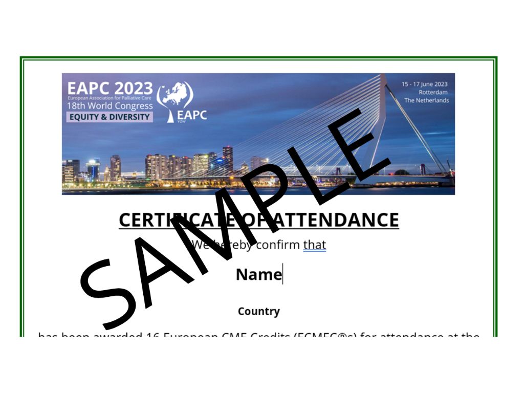sample-certificate of attendance comgtress 2023