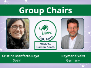 gropu chairs wish to hasten death Cristina Monforte-Royo and Raymond Voltz